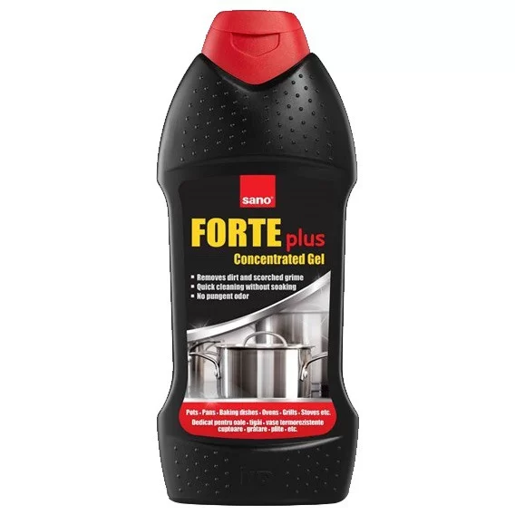 Гель для удаления жира и пригоревшей грязи Forte Plus Sano