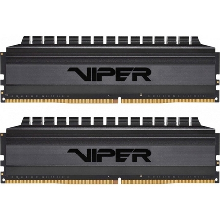 Patriot Memory VIPER 4 BLACKOUT 16 ГБ (8 ГБ x 2 шт.) DDR4 3000 МГц DIMM CL16 PVB416G300C6K