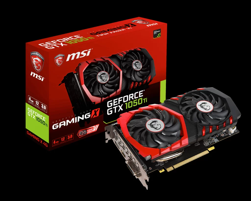 MSI GeForce GTX 1050 Ti Gaming X 4G