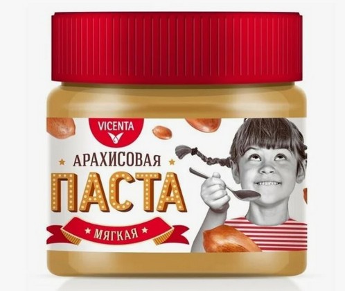 Арахисовая паста Мягкая VICENTA