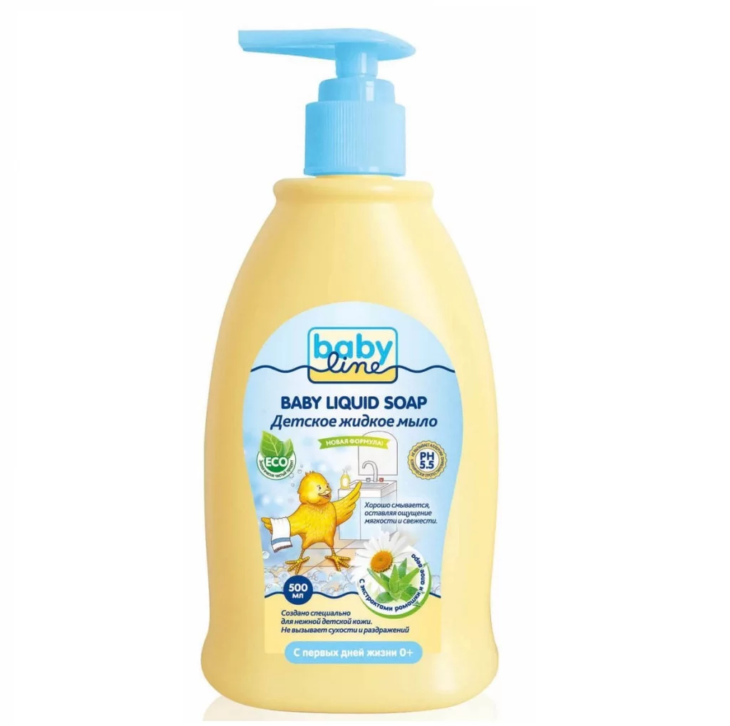 BabyLine Nature с экстрактами ромашки и алоэ вера