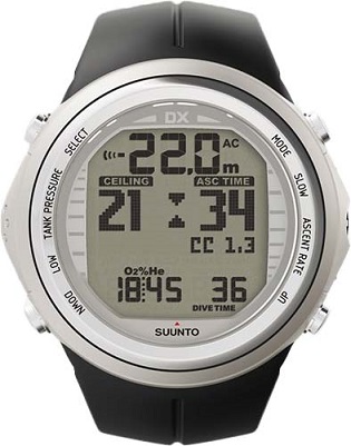 Suunto SS021116000 DX SILVER ELASTOMER W/USB