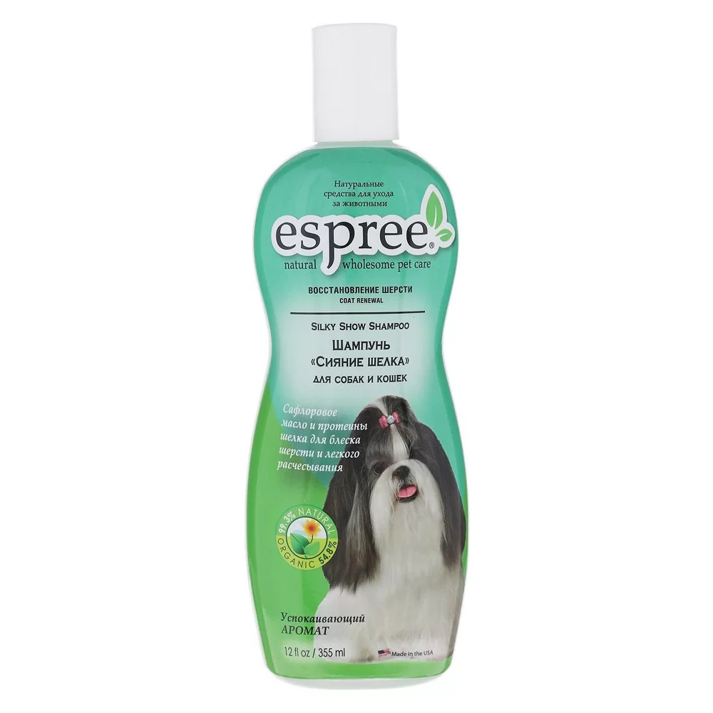 Шампунь Espree Сияние шелка CC Silky Show Shampoo для собак 355 мл