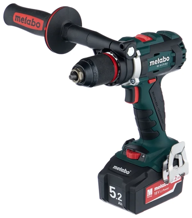 Metabo BS 18 LTX BL I 5.2Ah x2 Case 120 Н·м