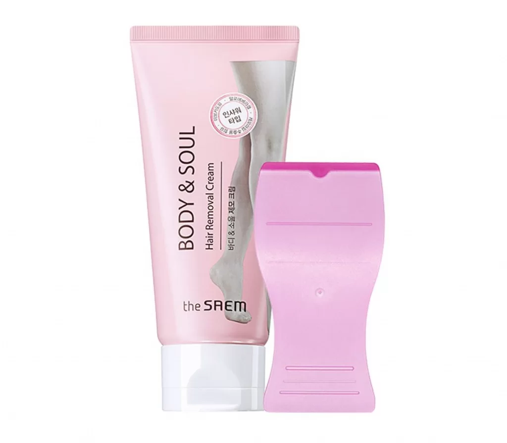 The Saem Крем для депиляции Body & Soul Hair Removal Cream.webp