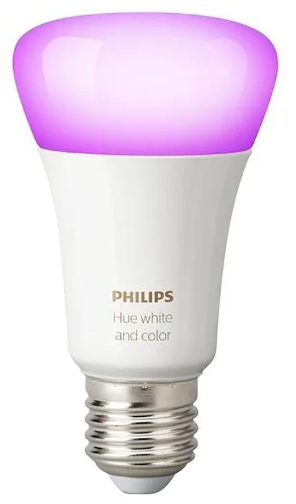 Philips Hue White and Color, E27, A60, 9Вт, 6500 К