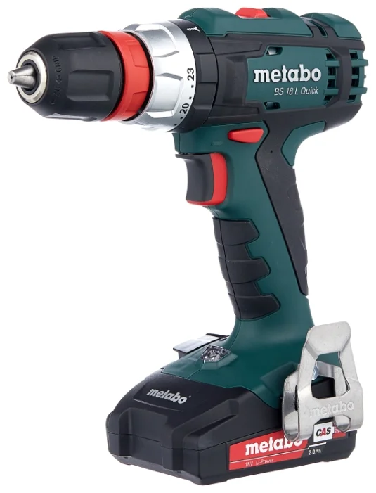 Metabo BS 18 L Quick 2.0Ач х2 кейс 50 Н·м