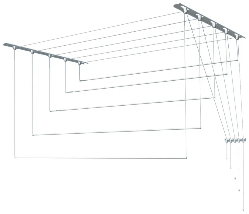 СУШИЛКА ДЛЯ БЕЛЬЯ ЛИАНА ПОТОЛОЧНАЯ 200 СМ