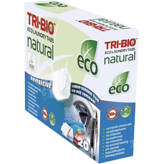 НАТУРАЛЬНЫЕ ЭКО-ТАБЛЕТКИ TRI-BIO ДЛЯ СТИРКИ 500 Г 20 ШТ.webp