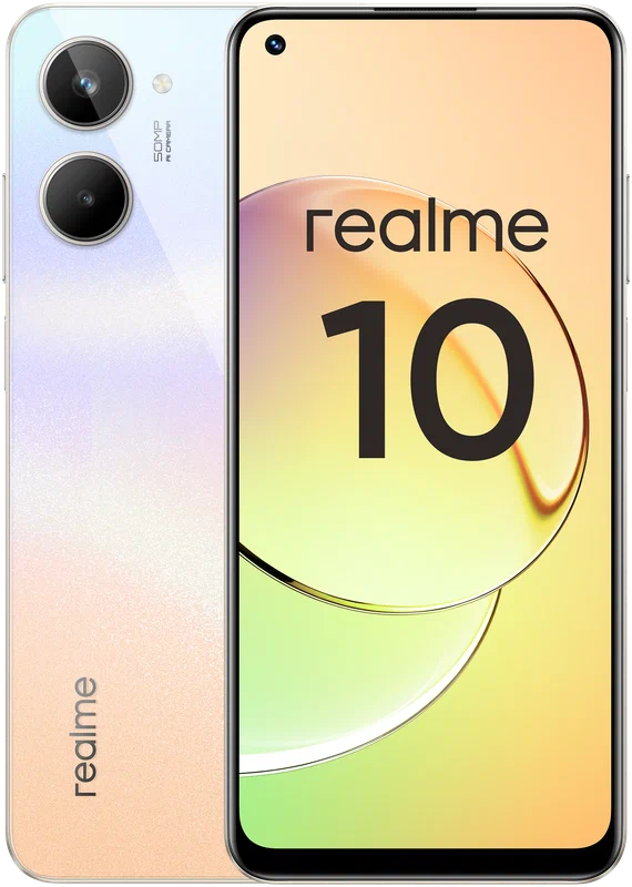 realme 10 4/128 ГБ RU, белый