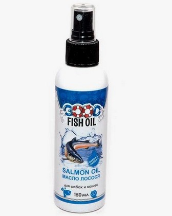 Добавка в корм GOOD FISH OIL Масло лосося