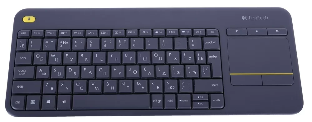 Logitech Wireless Touch Keyboard K400 Plus Black USB