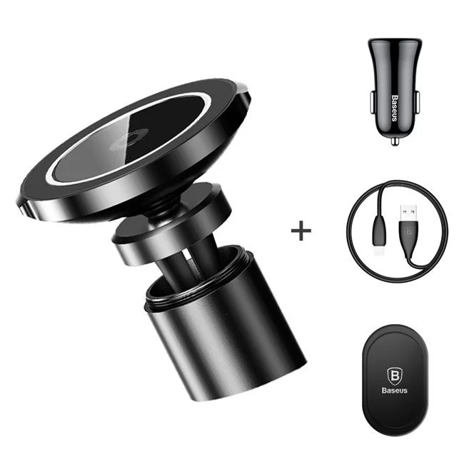 Baseus Big Ears Car Mount Wireless Charger