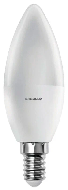 Ergolux 13620, E14, C35, 11Вт, 6500 К