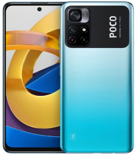 POCO M4 PRO 5G 4/64 ГБ RU, ХОЛОДНЫЙ СИНИЙ