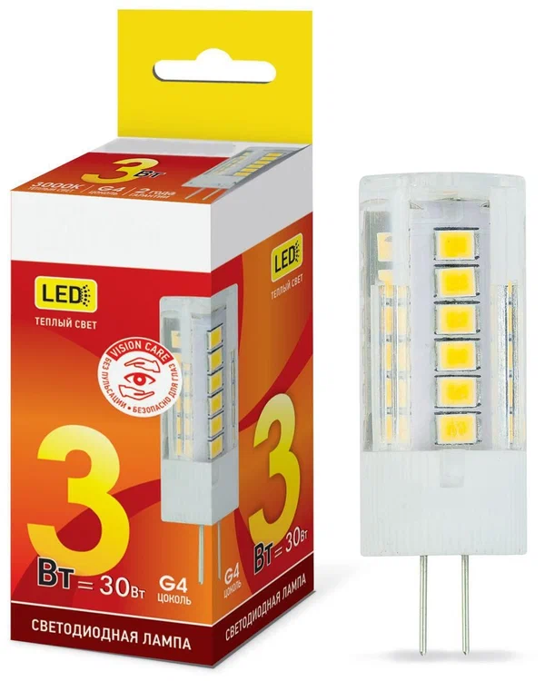 IN HOME LED-JC-VC 3Вт 12В G4 3000К