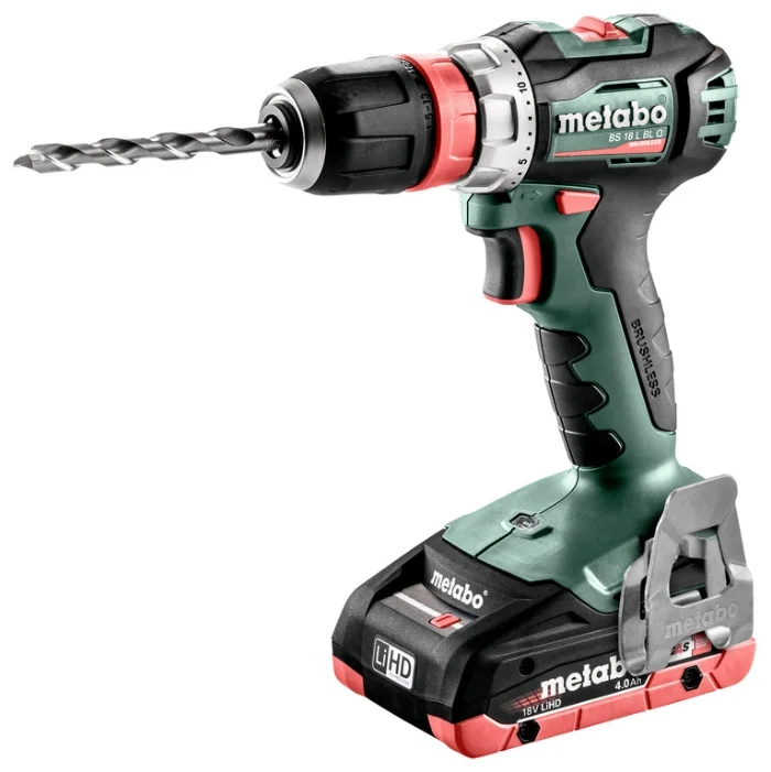 Metabo BS 18 L BL Q 4.0Ач х2 LiHD кейс 60 Н·м