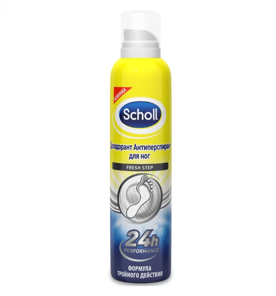 ДЕЗОДОРАНТ-АНТИПЕРСПИРАНТ ДЛЯ НОГ 3 В 1 SCHOLL ODOUR CONTROL NEUTRA-ACTIV.webp