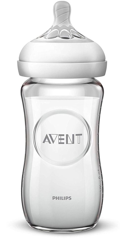 PHILIPS AVENT БУТЫЛОЧКА СТЕКЛЯННАЯ NATURAL SCF053/17, 240 МЛ, С 1 МЕСЯЦЕВ 