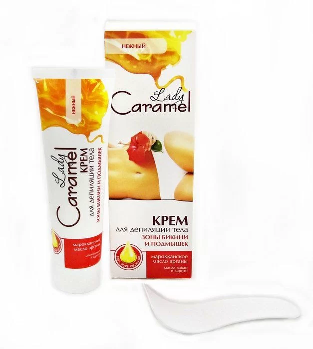 Caramel Крем для депиляции зоны бикини и подмышек.webp