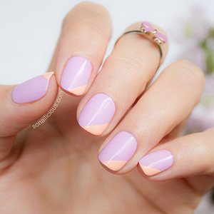 Французский маникюр на короткие ногти