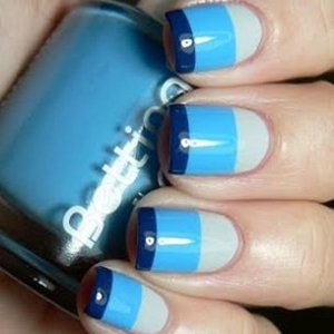 Идея маникюра на короткие ногти